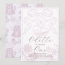 Search for swan 1st birthday invitations Ballet