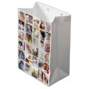 Search for photo collage gift bags Black and white