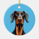 Search for doberman ornaments Funny