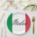 Search for italian flag paper plates Europe