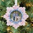 Search for photo snowflake ornaments Blue
