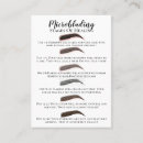 Search for aftercare business cards microblading