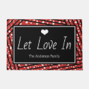 Search for valentines day doormats Black and white