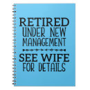 Search for retirement notebooks Retiring