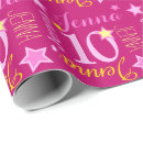 Search for 10th birthday wrapping paper Girls