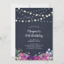 Search for purple 60th birthday invitations Rustic