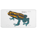 Search for frog license plates Amphibian