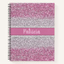 Search for hot pink glitter notebooks Sparkles