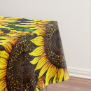 Search for the sunflower tablecloths Summer