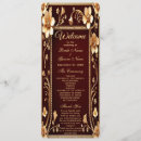 Search for burgundy and gold wedding programs Flowers