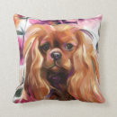 Search for cavalier king charles spaniel pillows Ruby