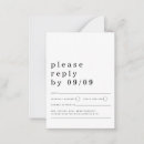 Search for mini rsvp cards Simple