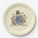 Search for book club paper plates Skeleton