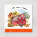 Search for pumpkin business cards Farm