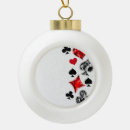 Search for playing card ornaments Spade