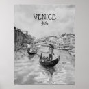 Search for italy black and white posters Venice
