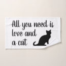 Search for black cat bath towels Animal lover
