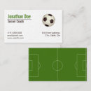 Search for soccer coach business cards Training
