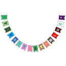 Search for bridal shower bunting flags Colorful