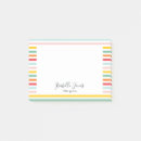 Search for rainbow post it notes Girly