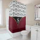 Search for burgundy shower curtains Feminine