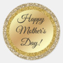 Search for happy mothers day gold stickers Elegant