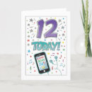 Search for granddaughters 12th birthday cards Twelve
