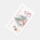 Search for pink christmas napkins Tree