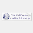 Search for funny golf bumper stickers Dad