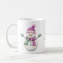 Search for snowman mugs Pink