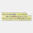 Search for buddhist bumper stickers Peace