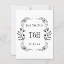 Search for wildflowers save the date postcards Elegant
