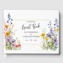 Search for wildflowers wedding guest books Summer