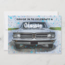 Search for classic car invitations Red
