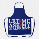 Search for funny couple aprons Girlfriend