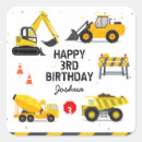 Search for construction birthday stickers Kids