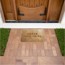 Search for funny dog doormats Brown