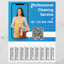 Search for qr code flyers Cleaning service