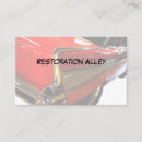 Search for car restoration business cards Classic