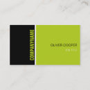 Search for two color business cards Modern