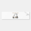 Search for golf cart bumper stickers Funny