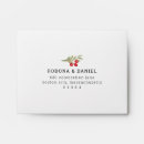 Search for christmas wedding envelopes Modern