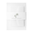 Search for sage invitation belly bands Modern elegant