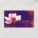Search for purple lotus business cards Yoga instructor