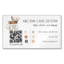 Search for baby sitter business cards Modern