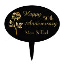 Search for 50th anniversary cake toppers Elegant