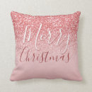 Search for rose gold christmas pillows Blush pink