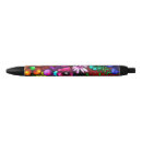 Search for floral writing supplies Black