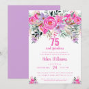 Search for 75 and fabulous invitations 75th