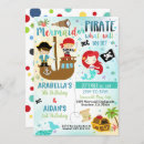 Search for pirate invitations Mermaids and pirates